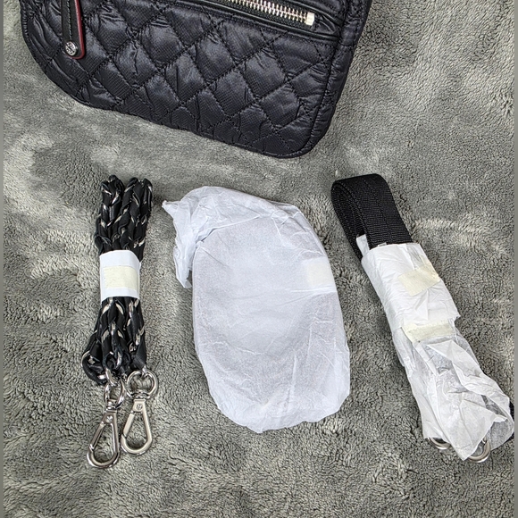 MZ Wallace Downtown Crosby Crossbody in Black - Picture 3 of 12